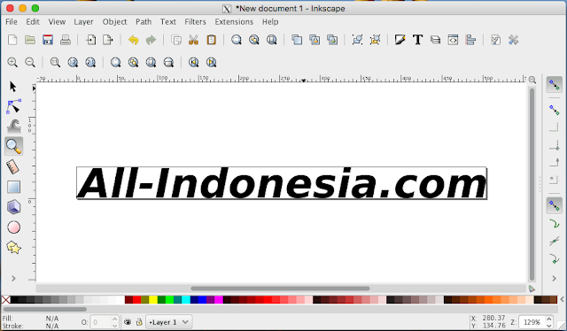 Siapkan desain di aplikasi Inkscape Siapkan desain di aplikasi Inkscape