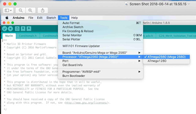 Pilih Processor ATmega 2650 Pilih Processor ATmega 2650