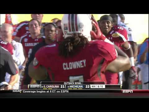 Jadeveon Clowney at South Carolina #tbt #SCtop10