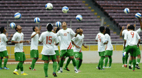 Sepakbola SEA Games XXVI Indonesia vs Kamboja